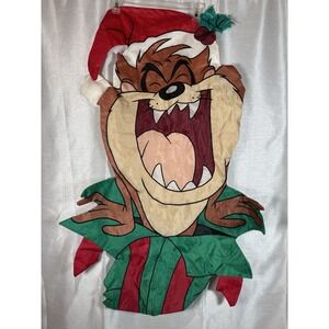 Taz Christmas Present Standard House Flag NCE  #49632 Windsculpt, Shaped Flag‎